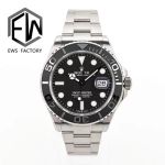 Rolex Yacht-Master 42mm 3235 Movement Black Face SS Oyster Strap Watch